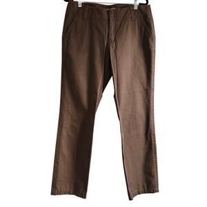 CAbi Charlie Trouser High-Rise Pants Pecan Size 12